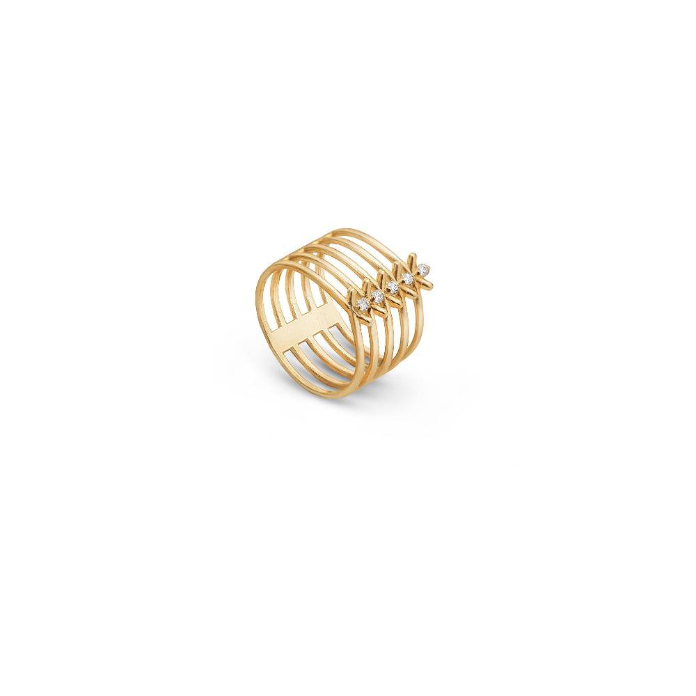 Paola Grande Gioielli SPINAE Anello 'Spinae' 5 elementi Sottocosto