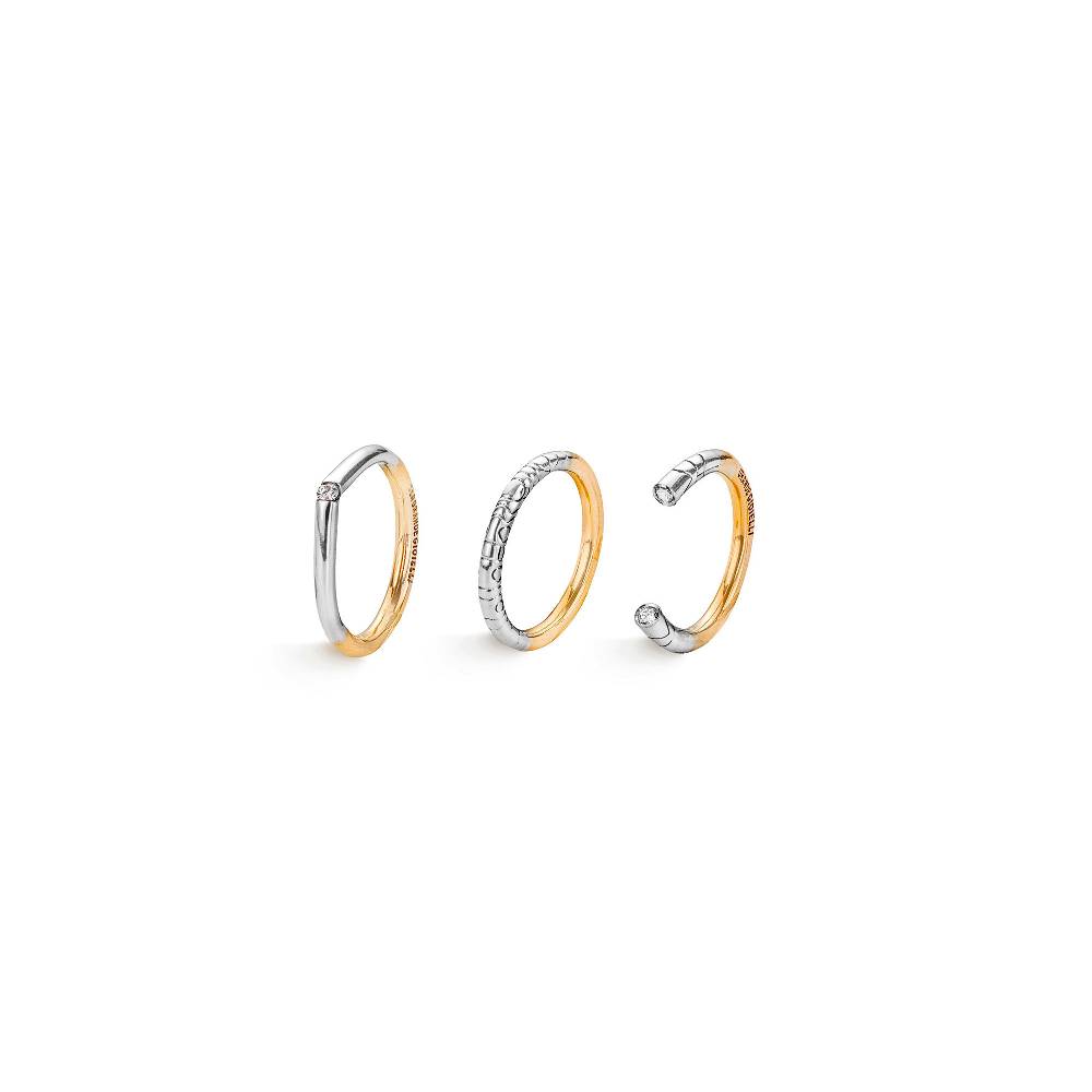 Paola Grande Gioielli NEON Anello 'Neon' aperto bicolore Sconto