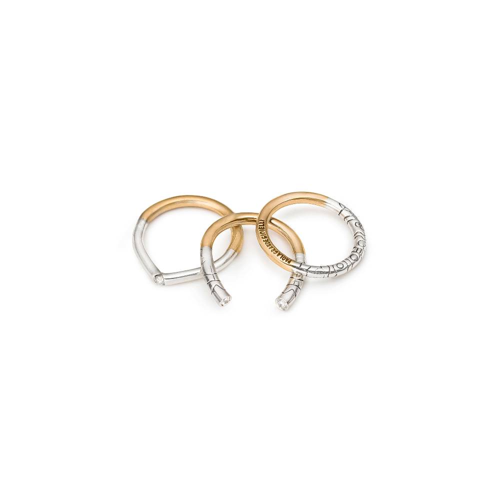 Paola Grande Gioielli NEON Anello 'Neon' a punta con pietra Offerta