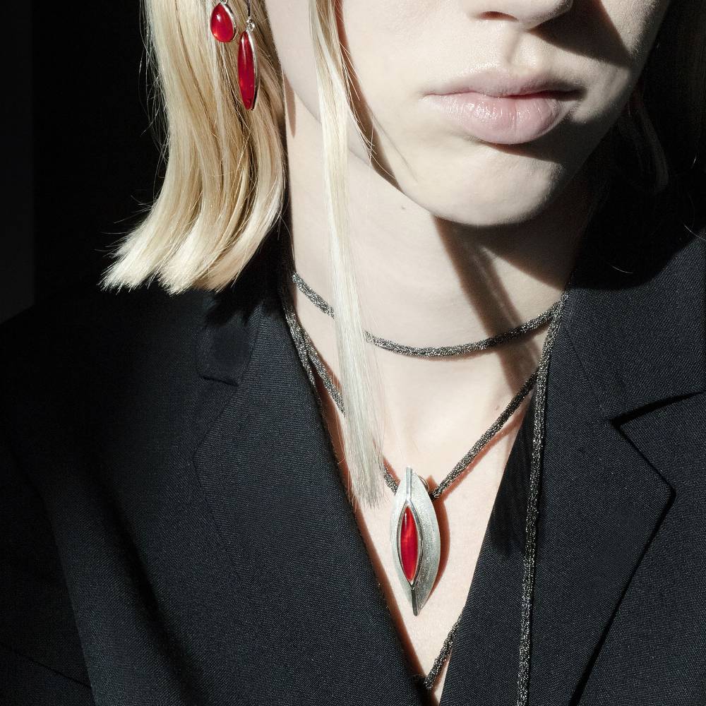 Paola Grande Gioielli AURUM Ciondolo Aurum rosso Italia