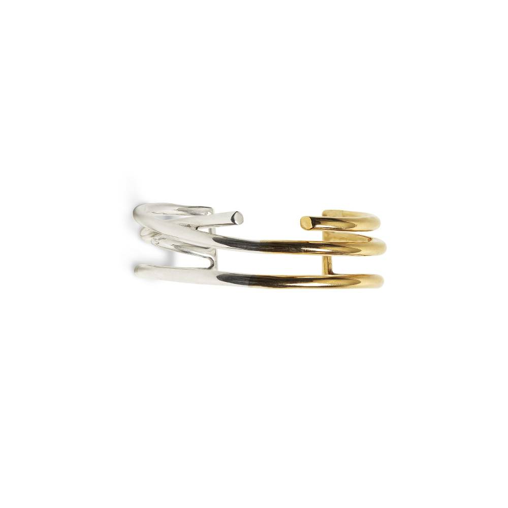 Paola Grande Gioielli NEON Bracciale incrocio 'Neon' 3 elementi In Linea
