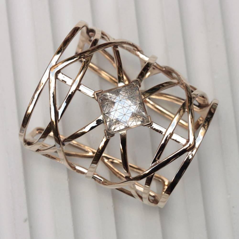 Paola Grande Gioielli GRIGLIE Bracciale 'Griglie' con piramide Sottocosto