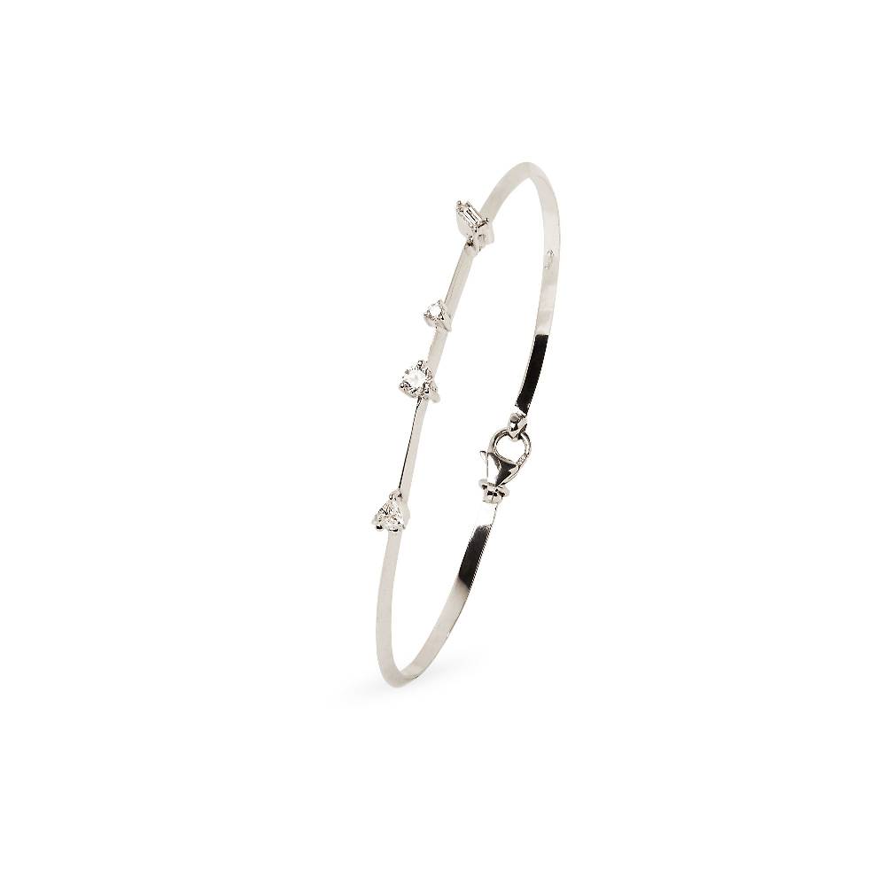 Paola Grande Gioielli BALANCE Bracciale 'Balance' oro bianco Vendita Calda