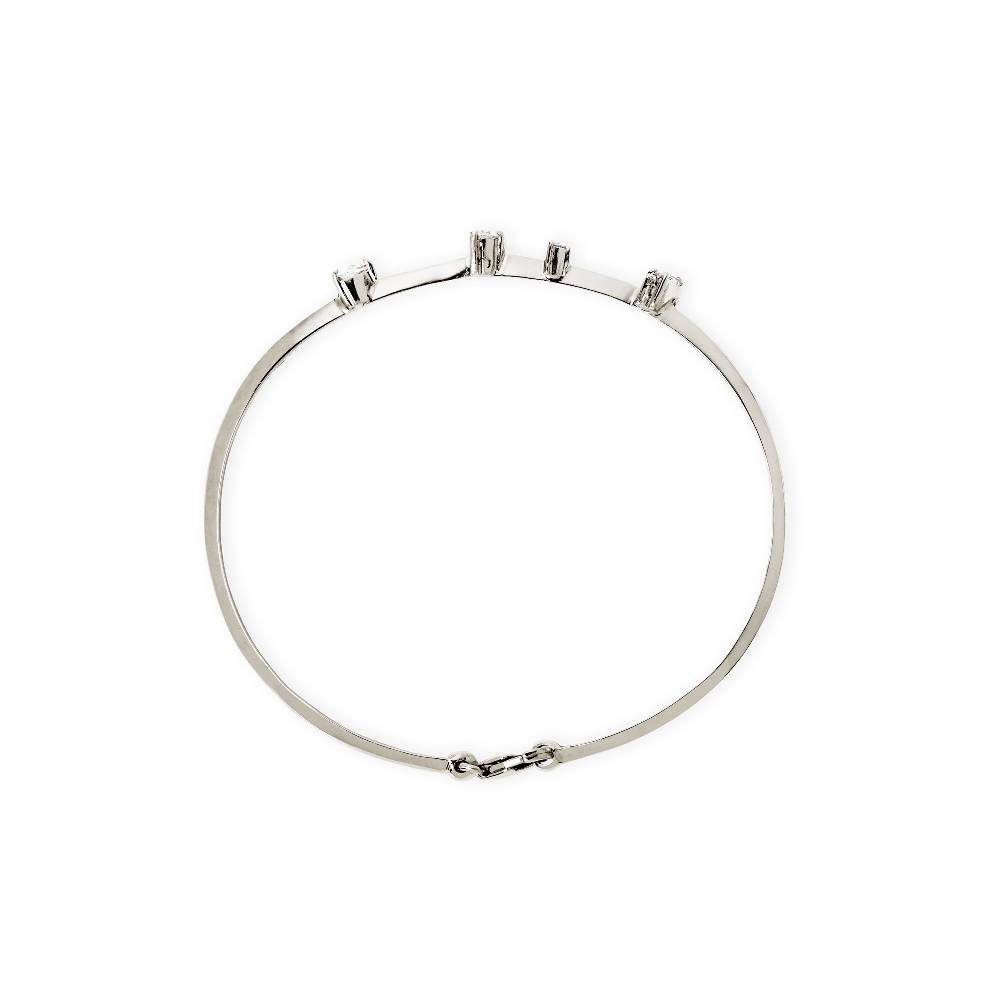 Paola Grande Gioielli BALANCE Bracciale 'Balance' oro bianco Vendita Calda
