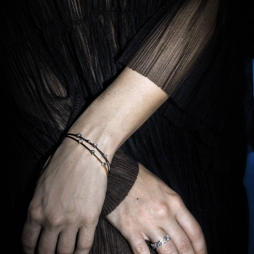 Paola Grande Gioielli BALANCE Bracciale 'Balance' oro bianco Vendita Calda