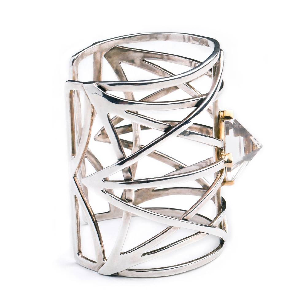 Paola Grande Gioielli GRIGLIE Bracciale 'Griglie' con piramide In Saldo