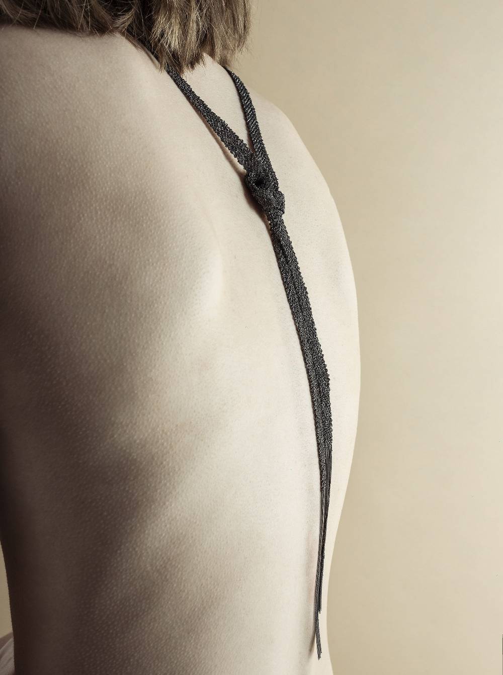 Paola Grande Gioielli SCIARPE Sciarpa argento rodiato Promozione Limitata