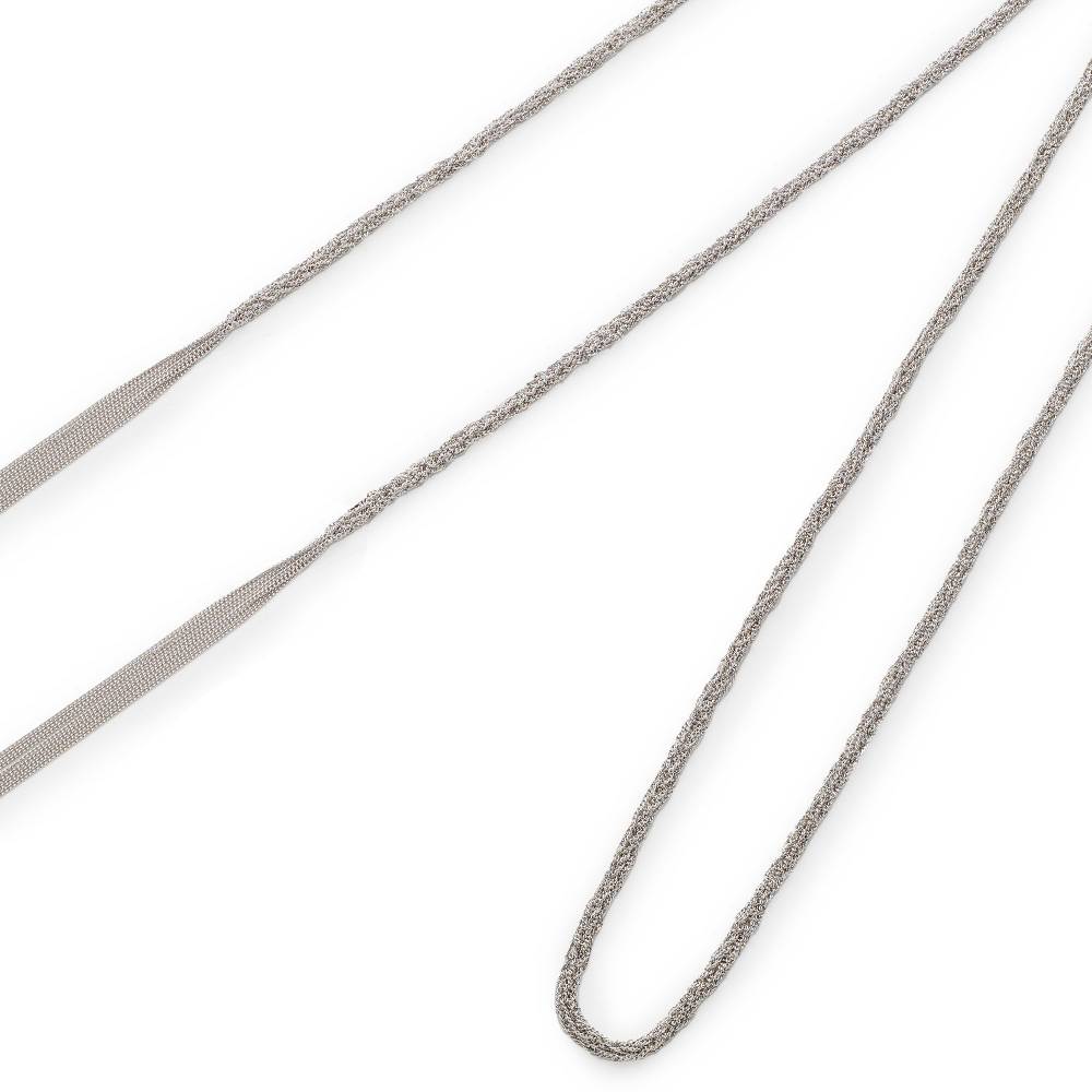 Paola Grande Gioielli SCIARPE Cordino/choker in argento Economico