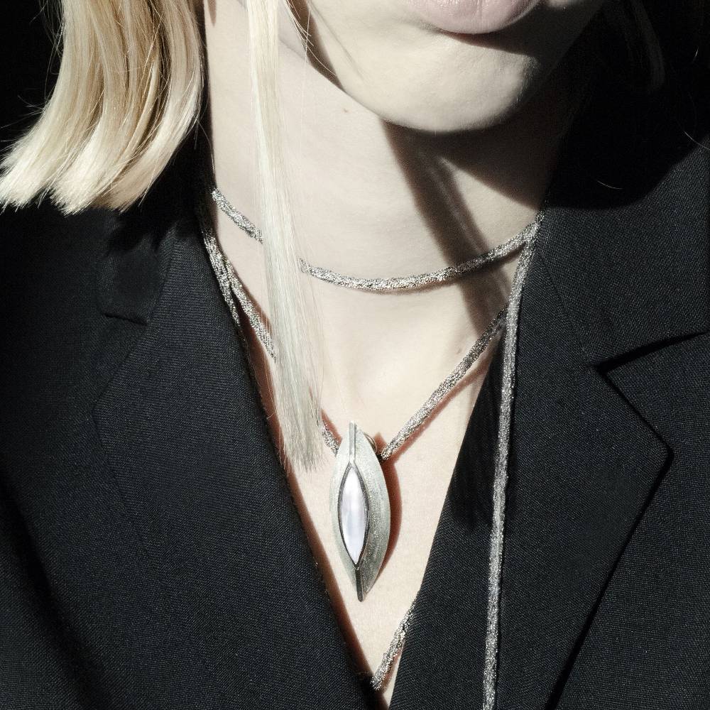 Paola Grande Gioielli SCIARPE Cordino/choker in argento Economico