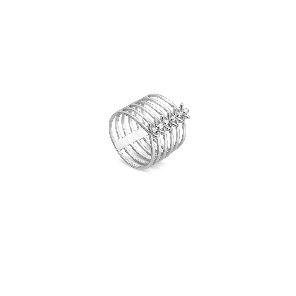 Paola Grande Gioielli SPINAE Anello 'Spinae' 6 elementi oro bianco Negozio
