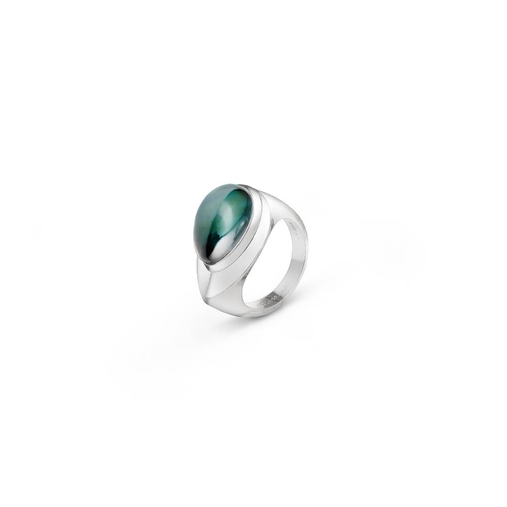 Paola Grande Gioielli AURUM Chevalier cabochon verde 2025