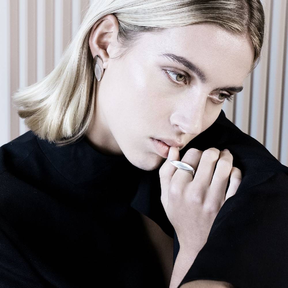 Paola Grande Gioielli AURUM Anello Navetta con madreperla Hotsell