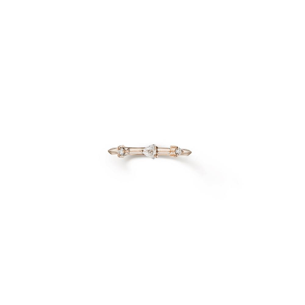Paola Grande Gioielli BALANCE Anello 'Balance' in oro rosa con triangolo In Saldo