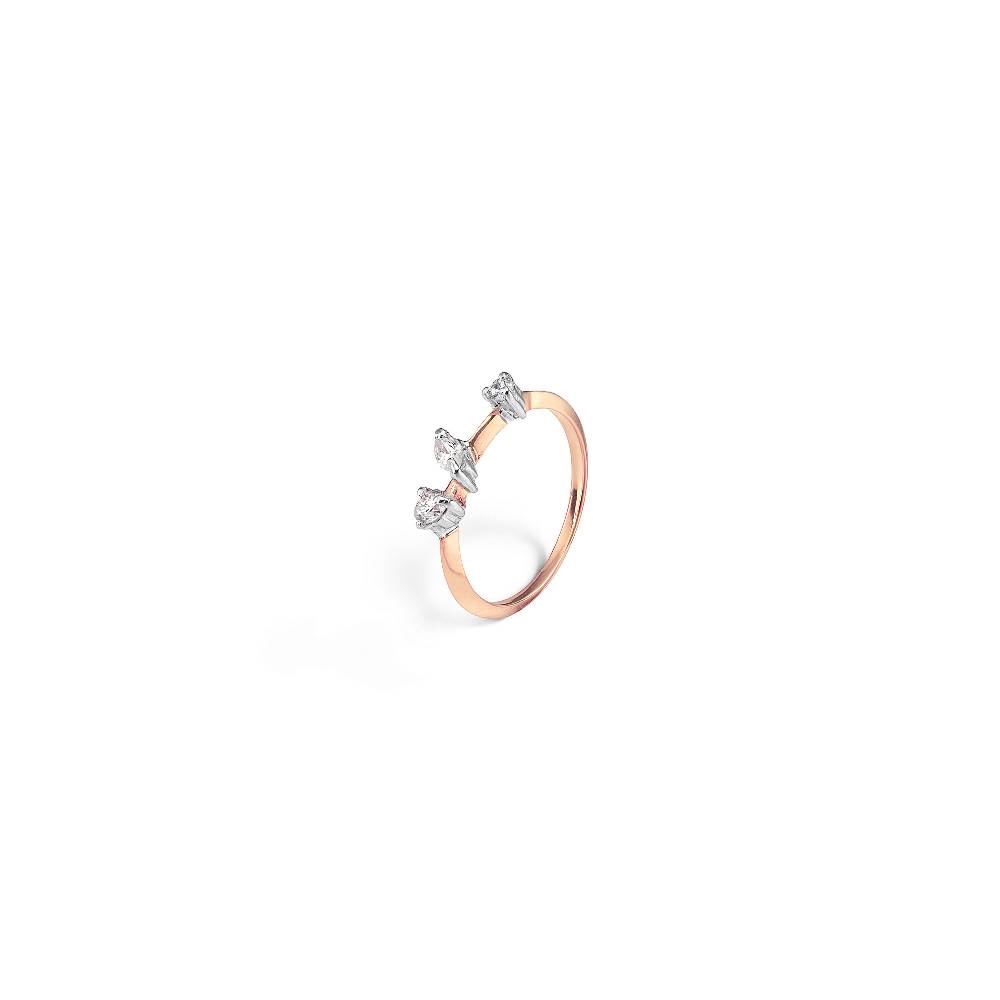 Paola Grande Gioielli BALANCE Anello 'Balance' oro rosa con marquise Italia