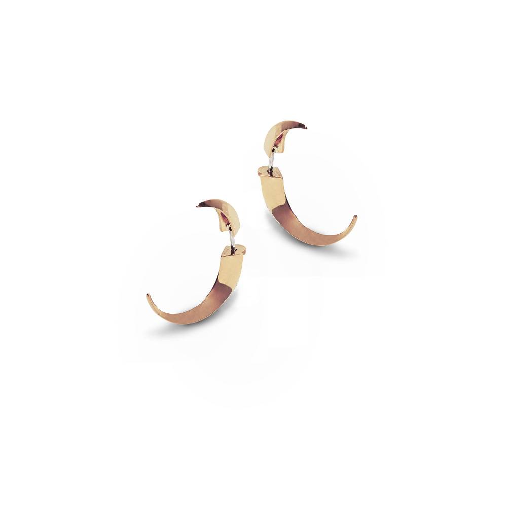 Paola Grande Gioielli UNCINI Uncini xs fronte|retro oro rosa Nuovo