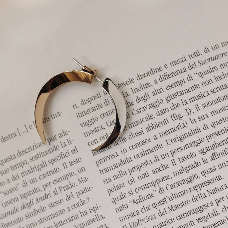 Paola Grande Gioielli UNCINI Uncini fronte|retro bicolor Pezzi Unici