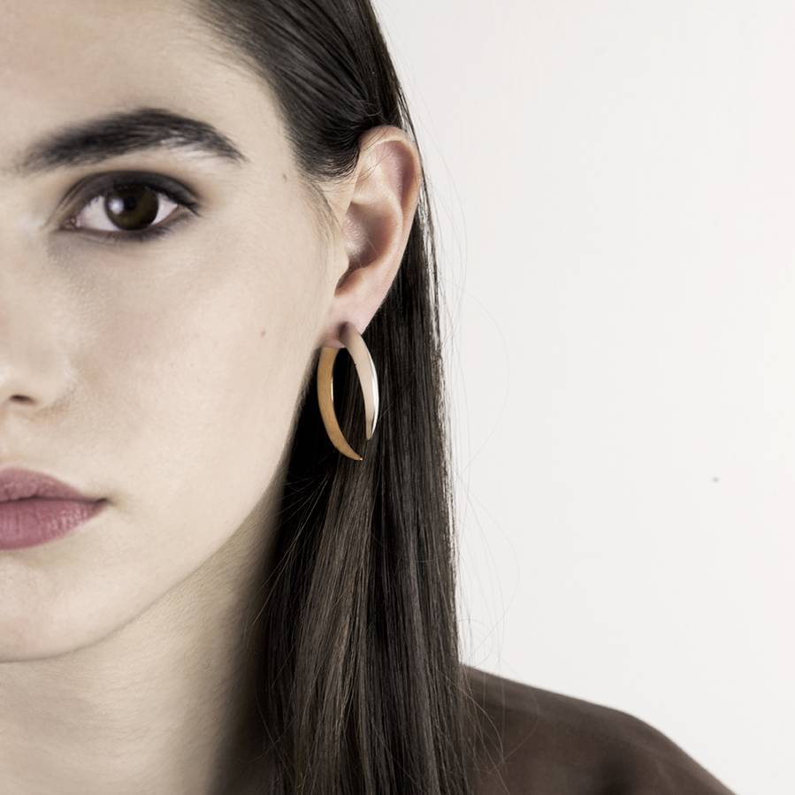 Paola Grande Gioielli UNCINI Uncini fronte|retro bicolor Pezzi Unici