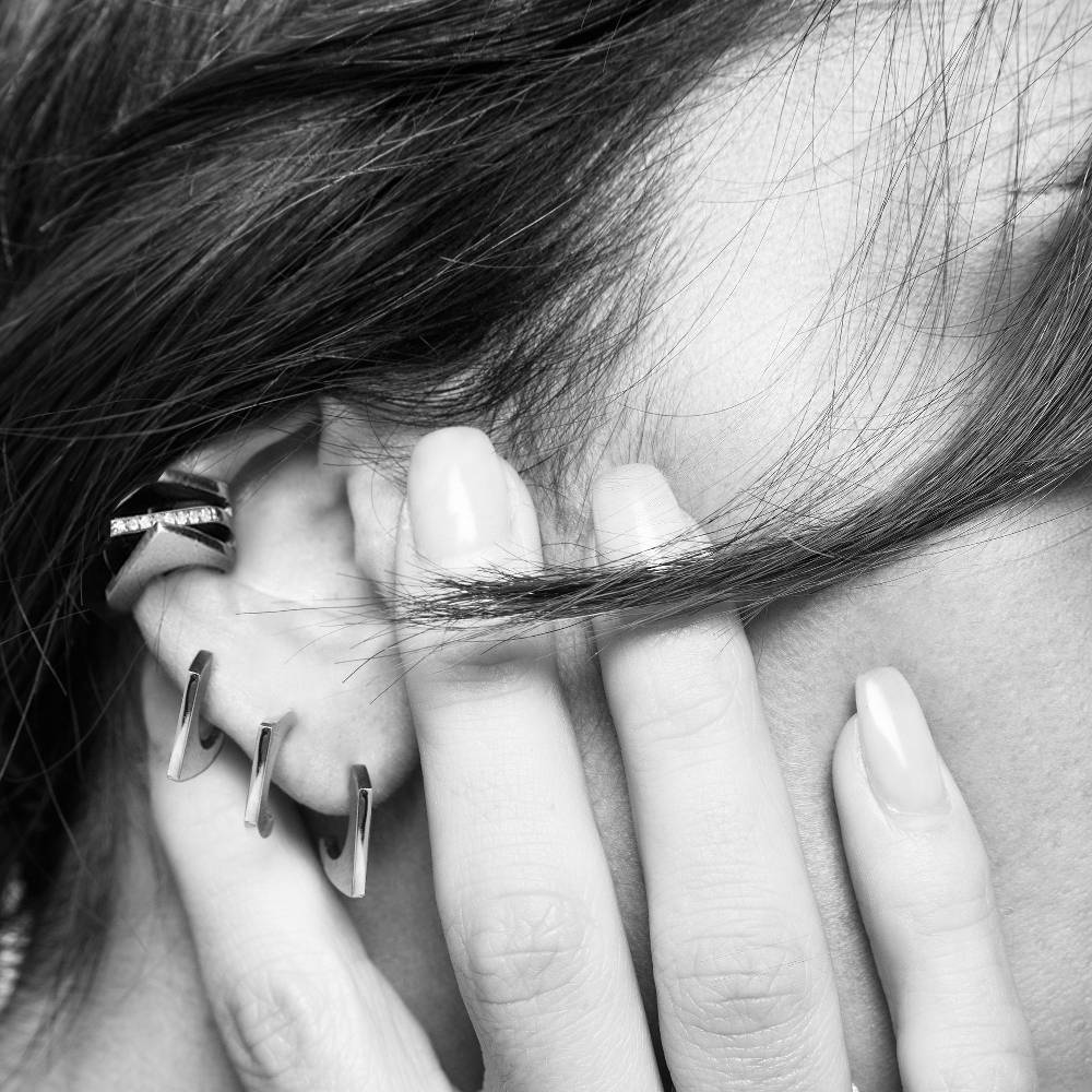 Paola Grande Gioielli CONGIUNZIONI Mono 'congiunzioni' con diamanti Presa