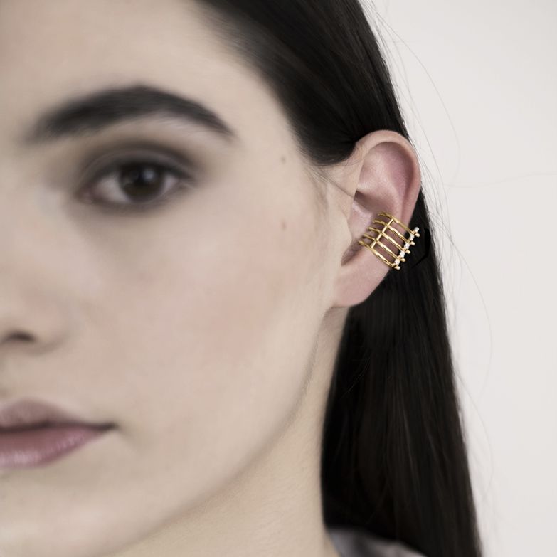 Paola Grande Gioielli SPINAE Mono orecchino 'Spinae' 5 elementi Saldi Di Fabbrica