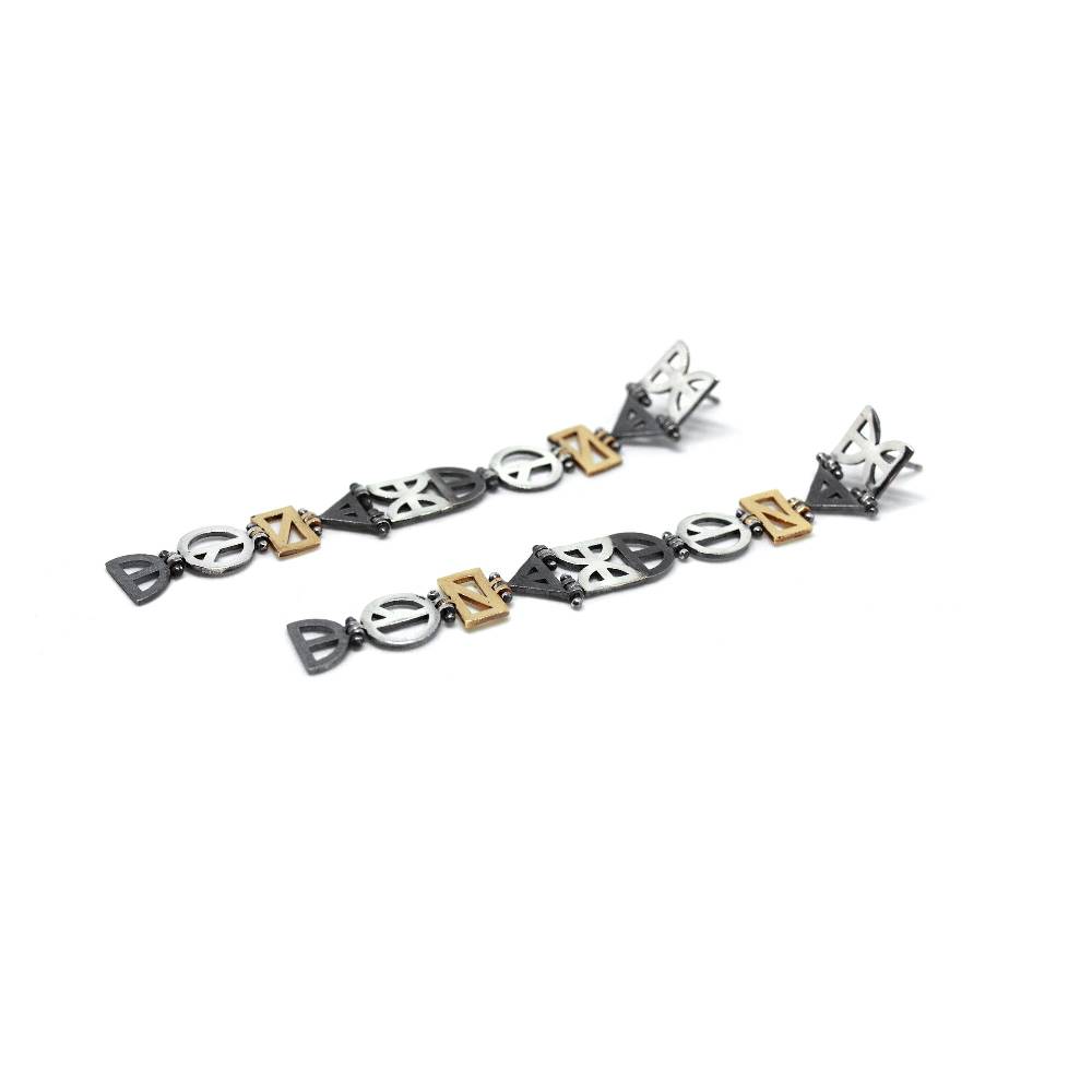 Paola Grande Gioielli NEON Origami lunghi Shopping Online