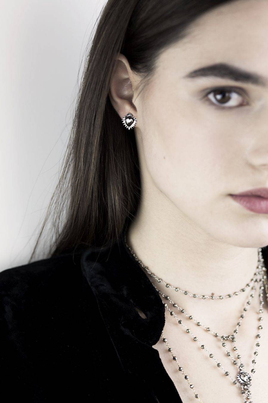 Paola Grande Gioielli CUORE SACRO Orecchini 'Cuore Sacro' Saldi Di Fabbrica