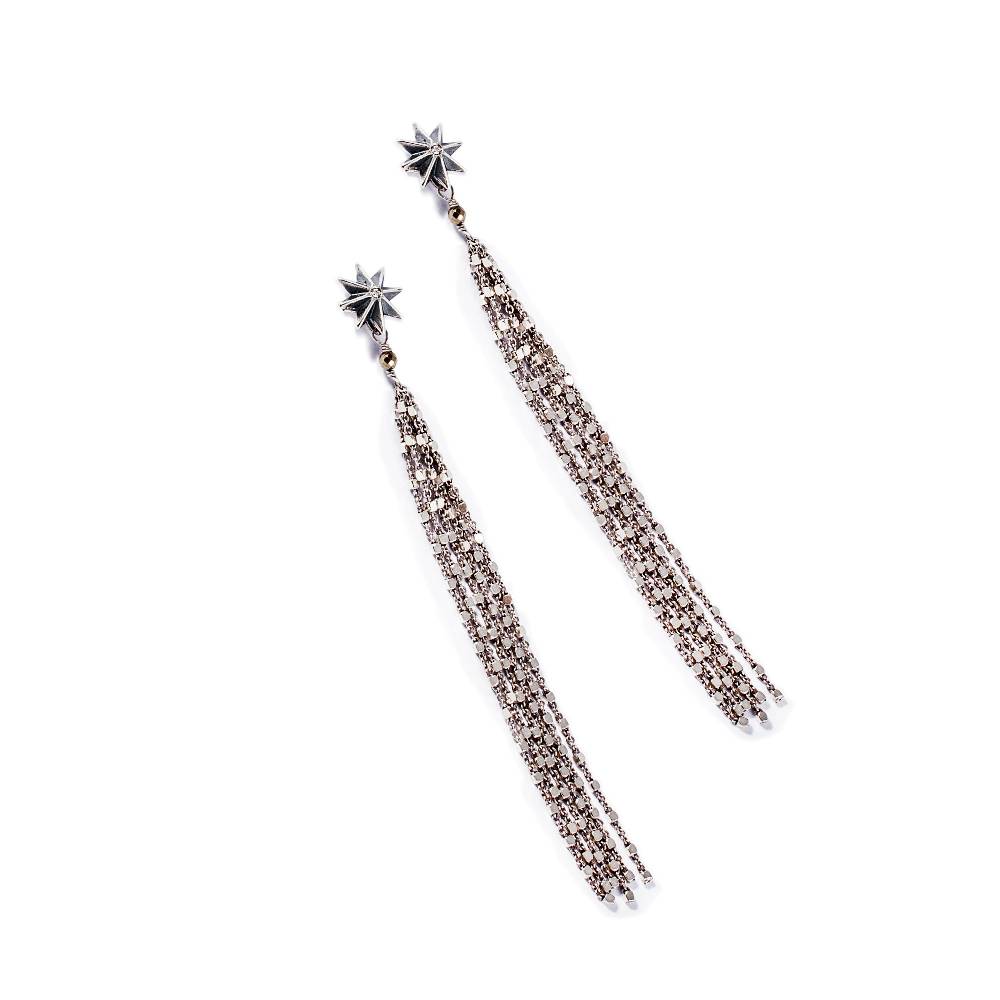 Paola Grande Gioielli ACCESSORI Frange lunghe in argento Soddisfazione Garantita