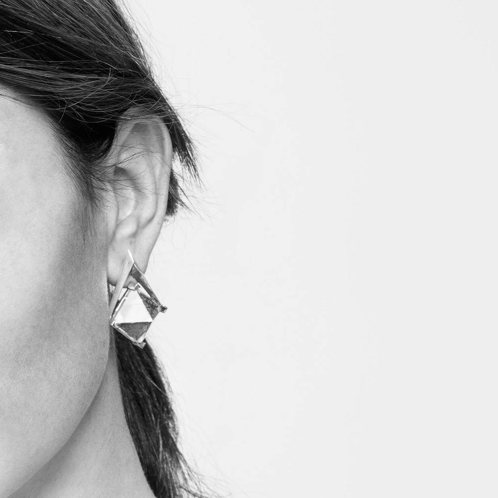 Paola Grande Gioielli ENTROPIA Orecchini 'Entropia' argento Promozione Limitata