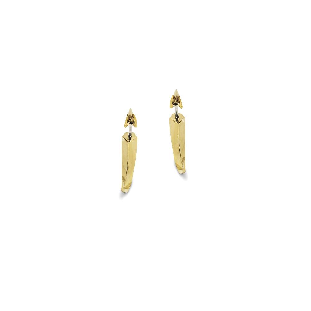 Paola Grande Gioielli UNCINI Uncini xs fronte|retro oro giallo Shopping Online