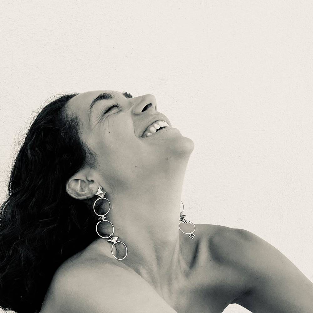 Paola Grande Gioielli SOLIS Orecchini 'Solis' con cerchi e rombi Sottocosto