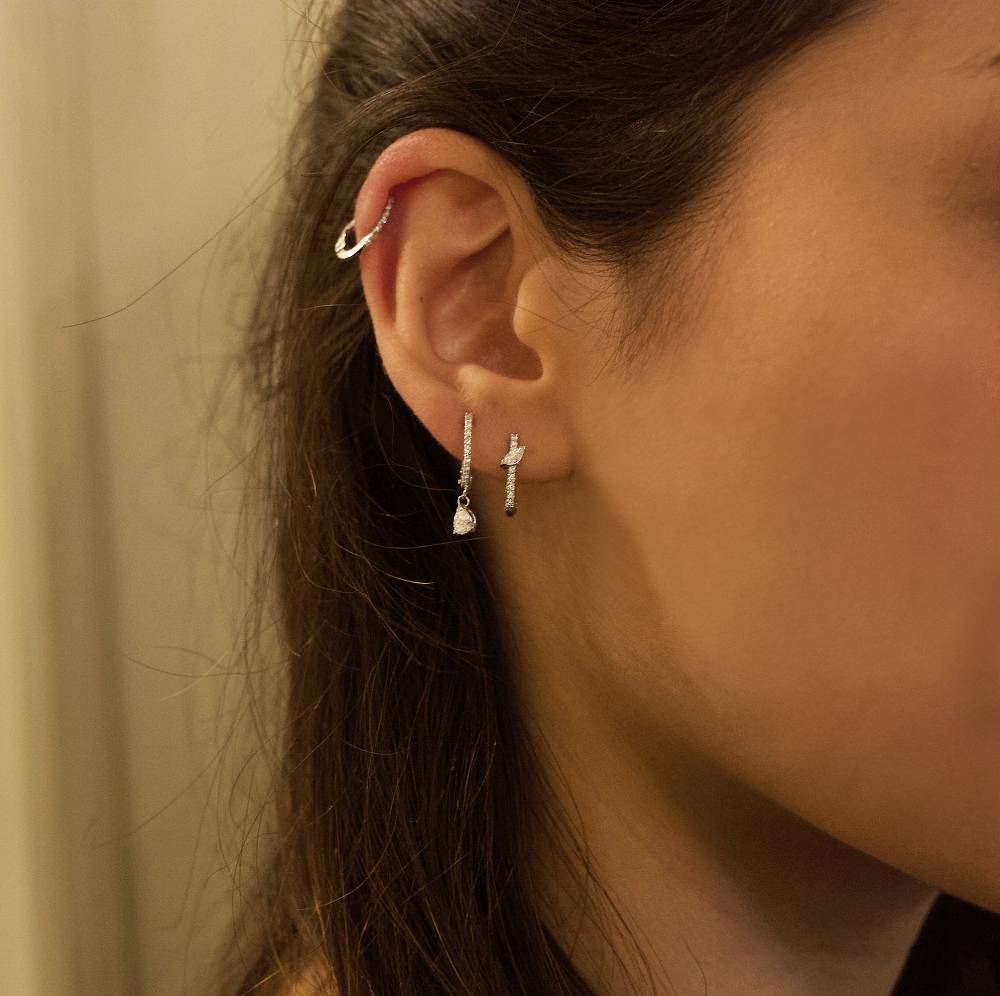 Paola Grande Gioielli BALANCE Set di tre cerchietti in oro giallo e diamanti Novità