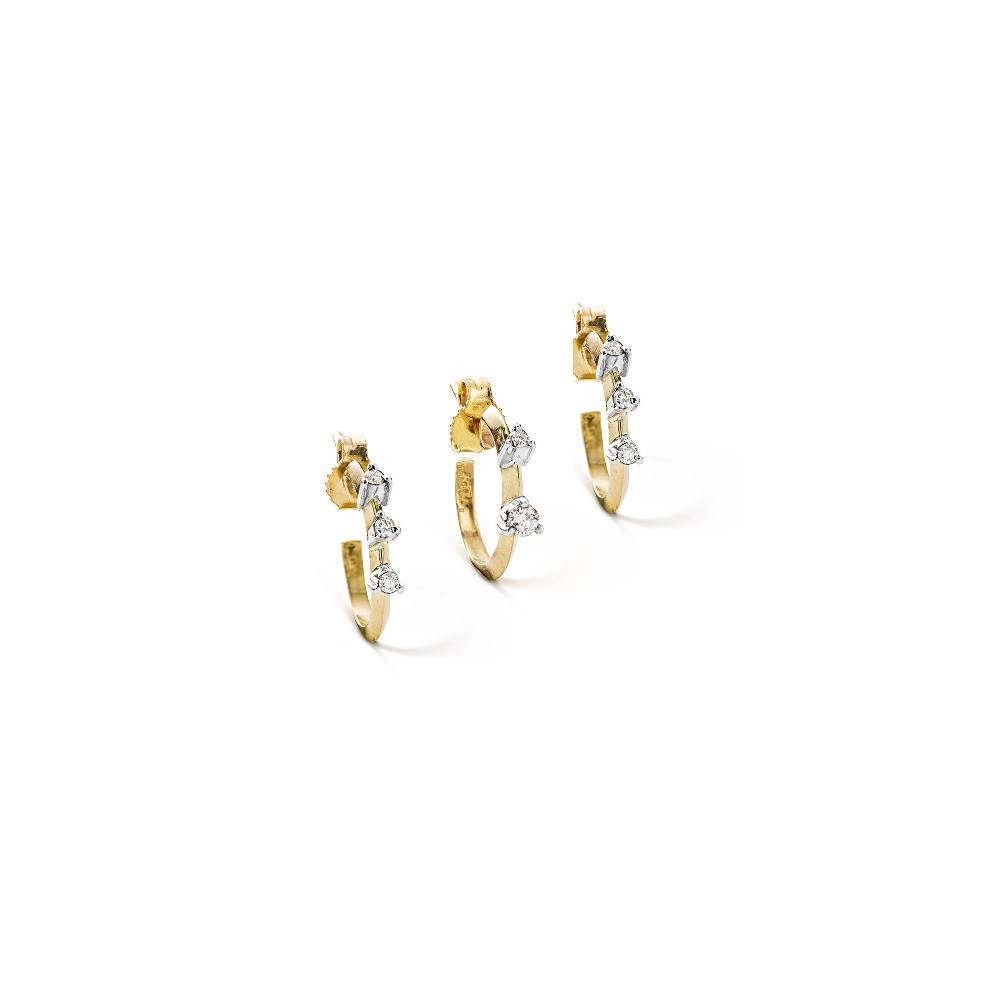 Paola Grande Gioielli BALANCE Set di tre cerchietti 'Balance' oro giallo Online