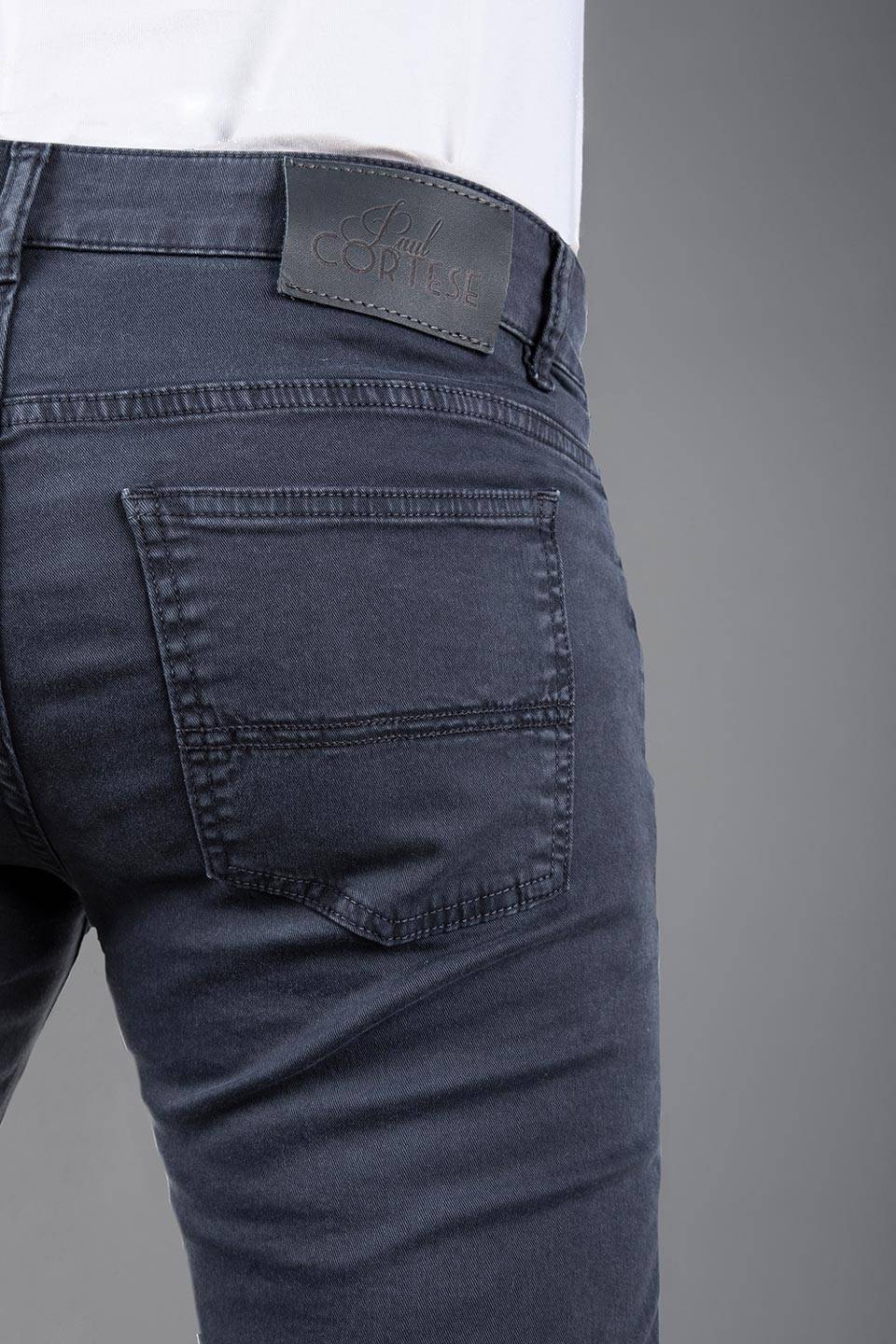 Paul Cortese Gabardine 5 tasche blue Negozi Online