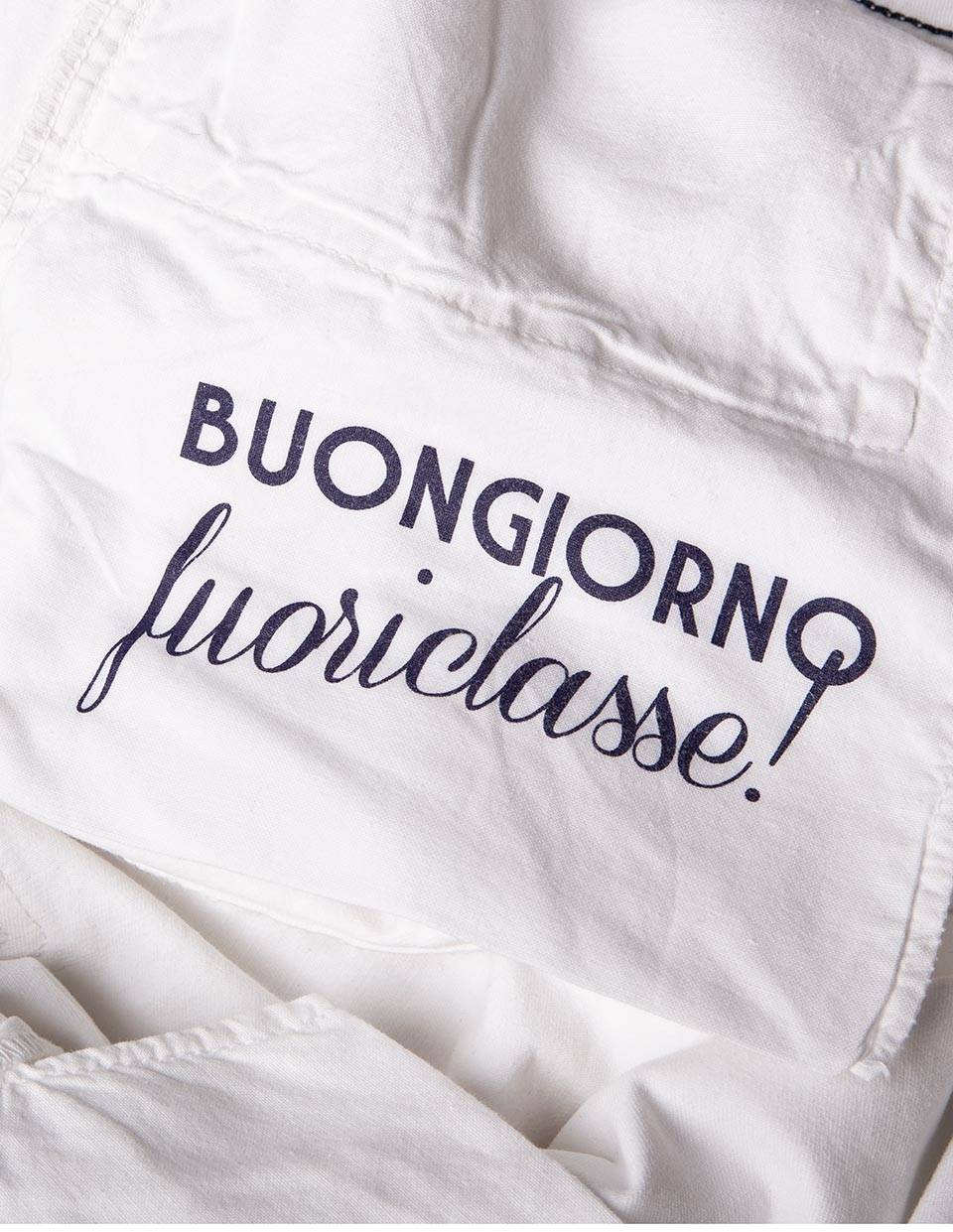 Paul Cortese Gabardine 5 tasche white Acquista Ora