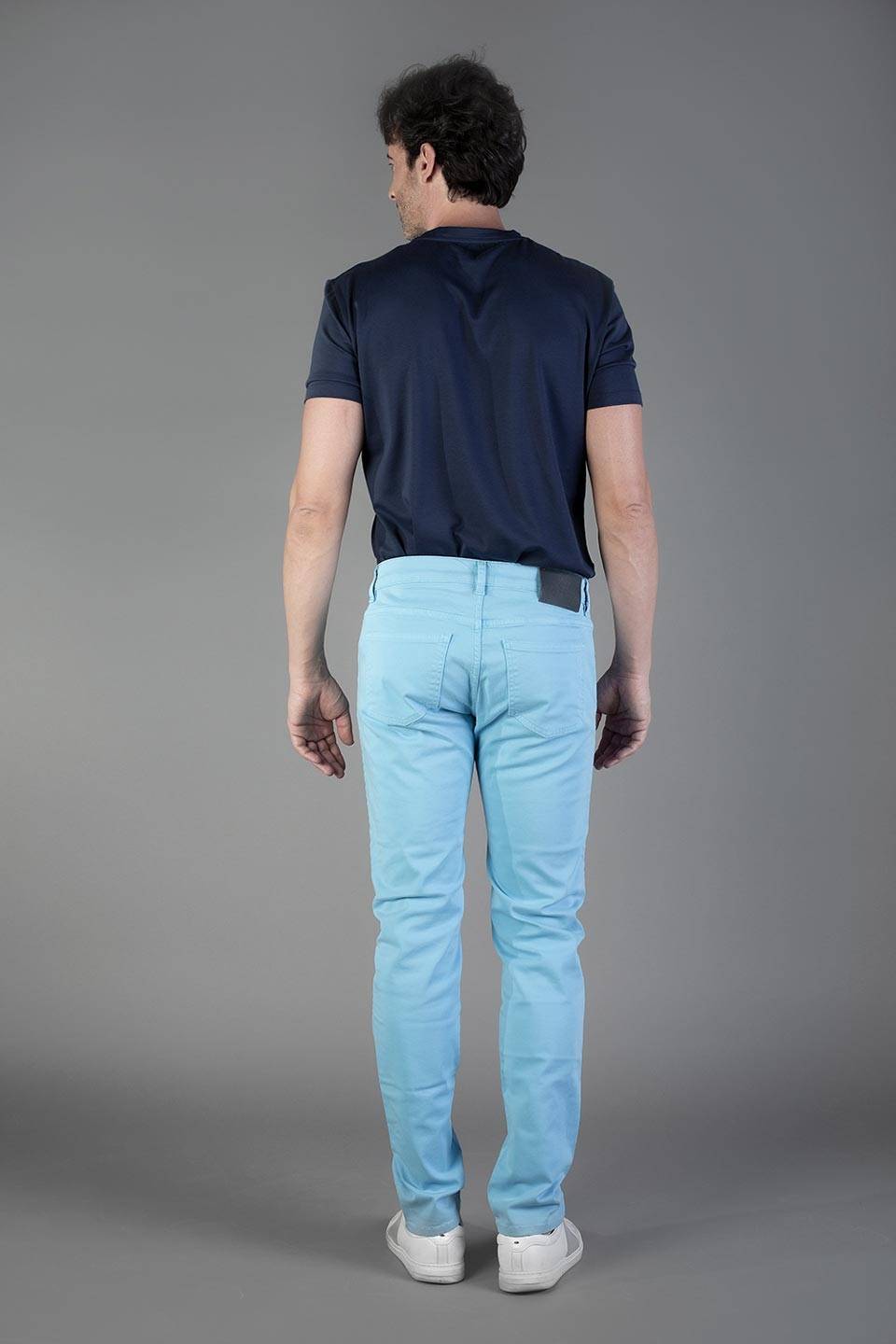 Paul Cortese Gabardine 5 tasche Capri Consegna Veloce