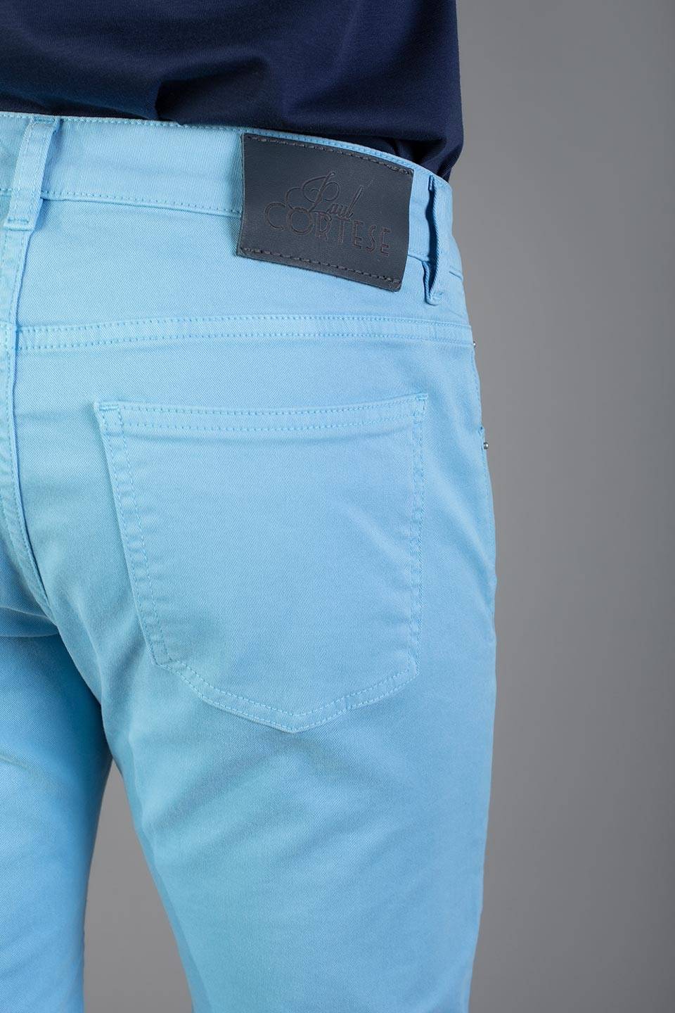 Paul Cortese Gabardine 5 tasche Capri Consegna Veloce