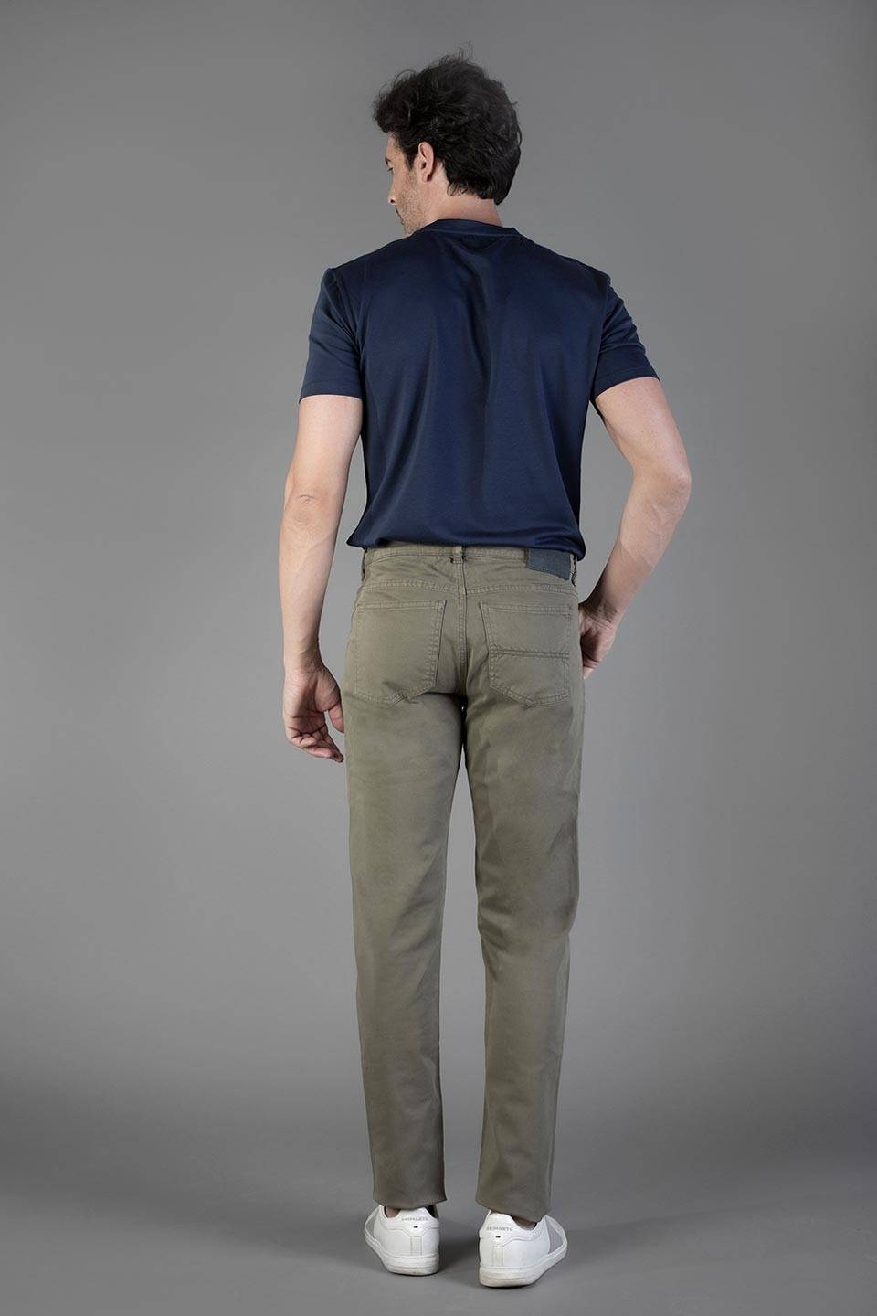 Paul Cortese Gabardine 5 tasche Green Promozione Limitata