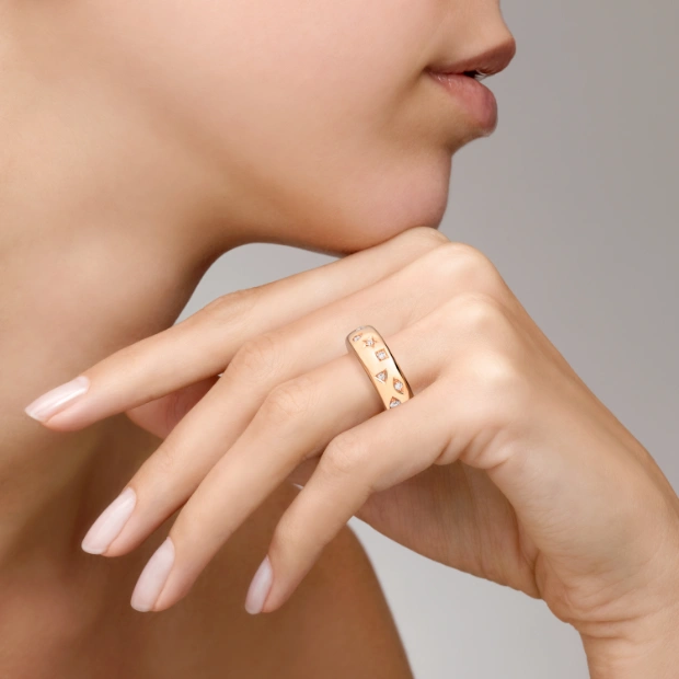 Pomellato Anello Iconica Slim Moda