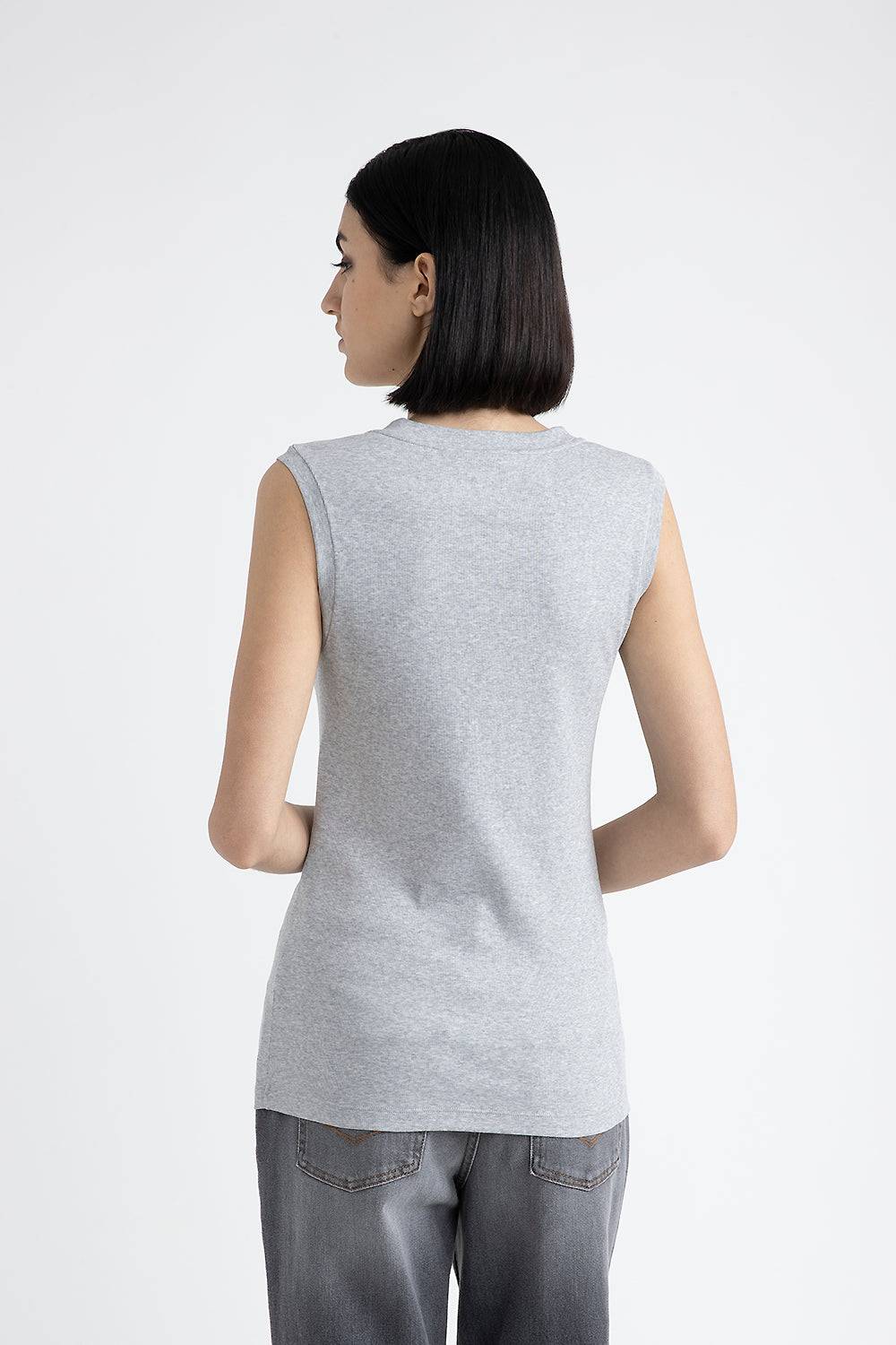 Peserico Top in jersey stretch con Punto Luce Prezzo Ridotto