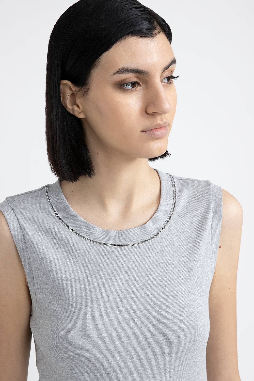 Peserico Top in jersey stretch con Punto Luce Prezzo Ridotto
