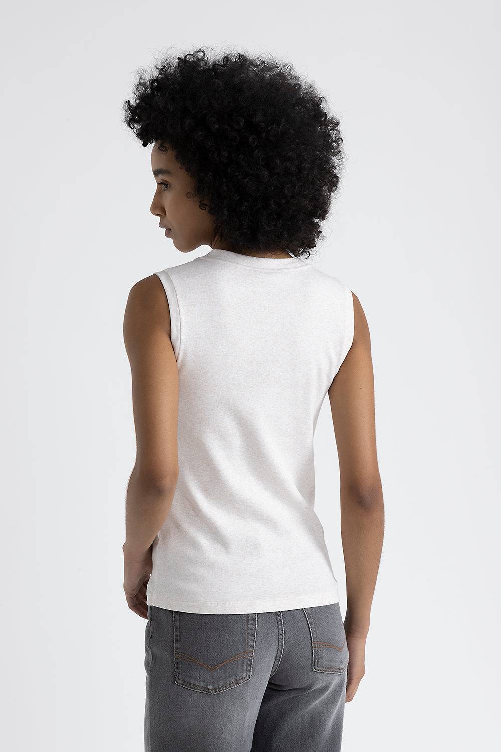 Peserico Top in jersey stretch con Punto Luce Sottocosto
