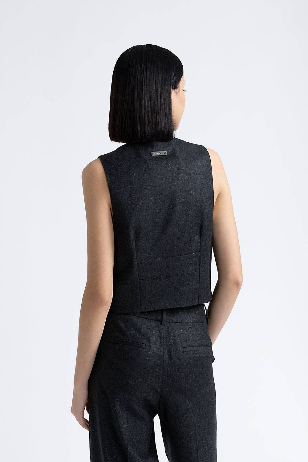 Peserico Gilet di flanella in lana lurex con Punto Luce I Più Venduti