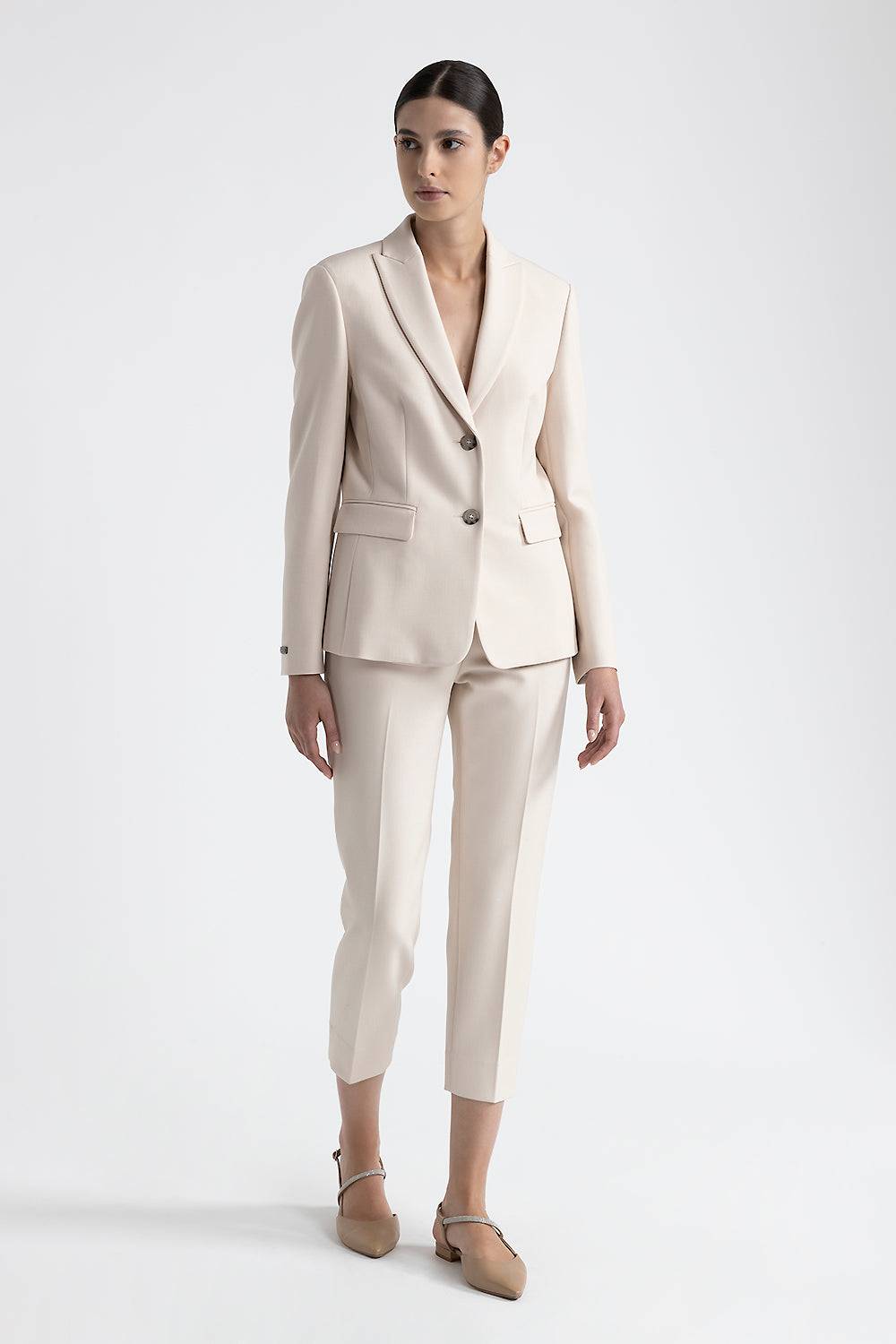 Peserico Blazer in tela tecnica double Qualità