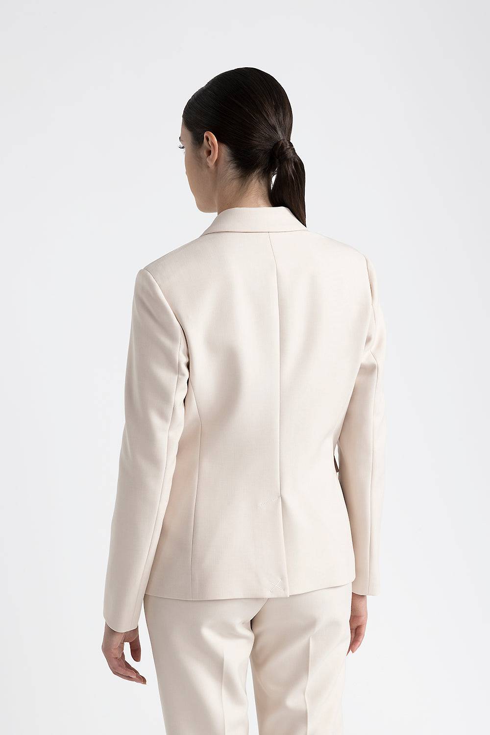 Peserico Blazer in tela tecnica double Qualità