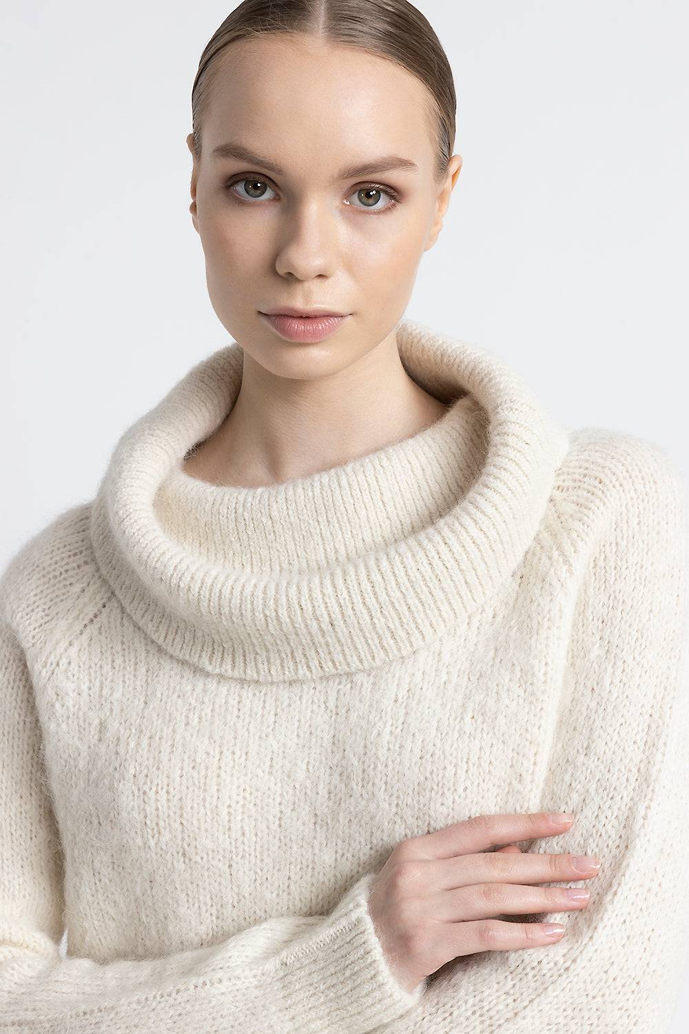 Peserico Maglia con spalle scoperte in lana d'alpaca e merino Negozi Online