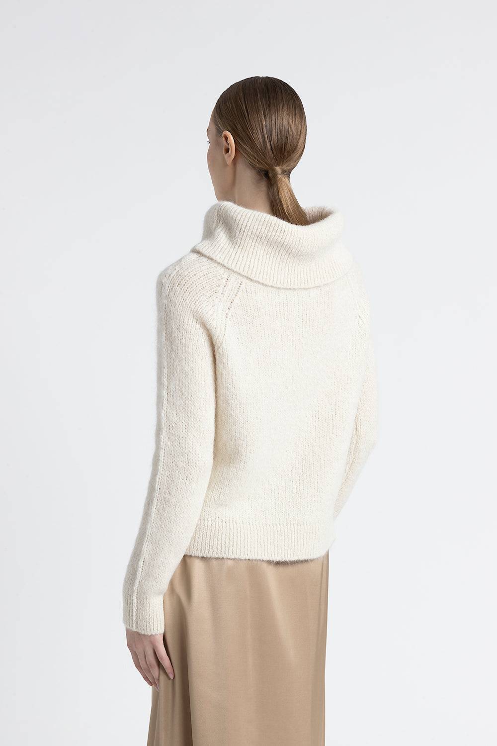 Peserico Maglia con spalle scoperte in lana d'alpaca e merino Negozi Online