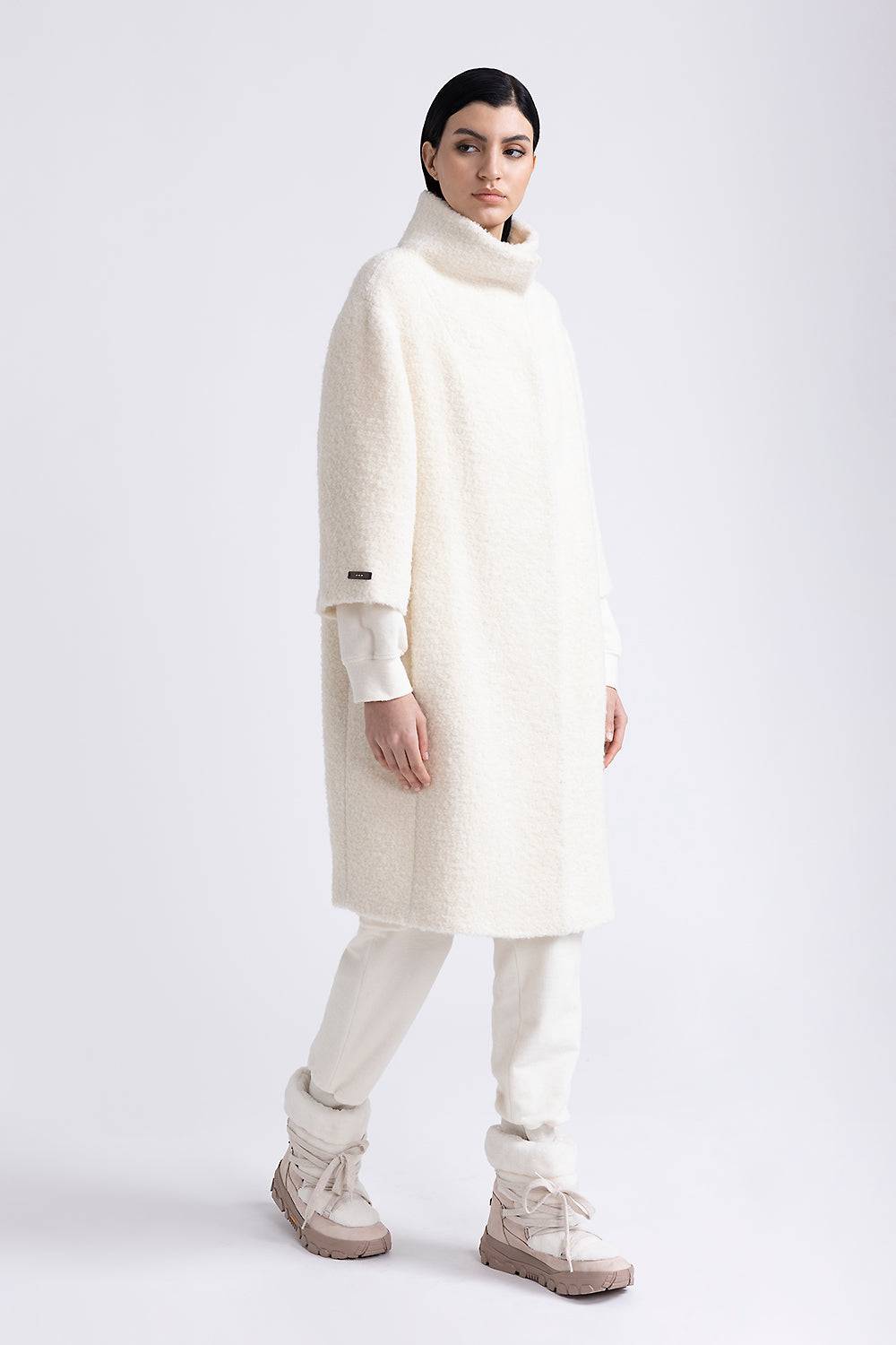 Peserico Cappotto in panno bouclè in lana e alpaca I Più Venduti