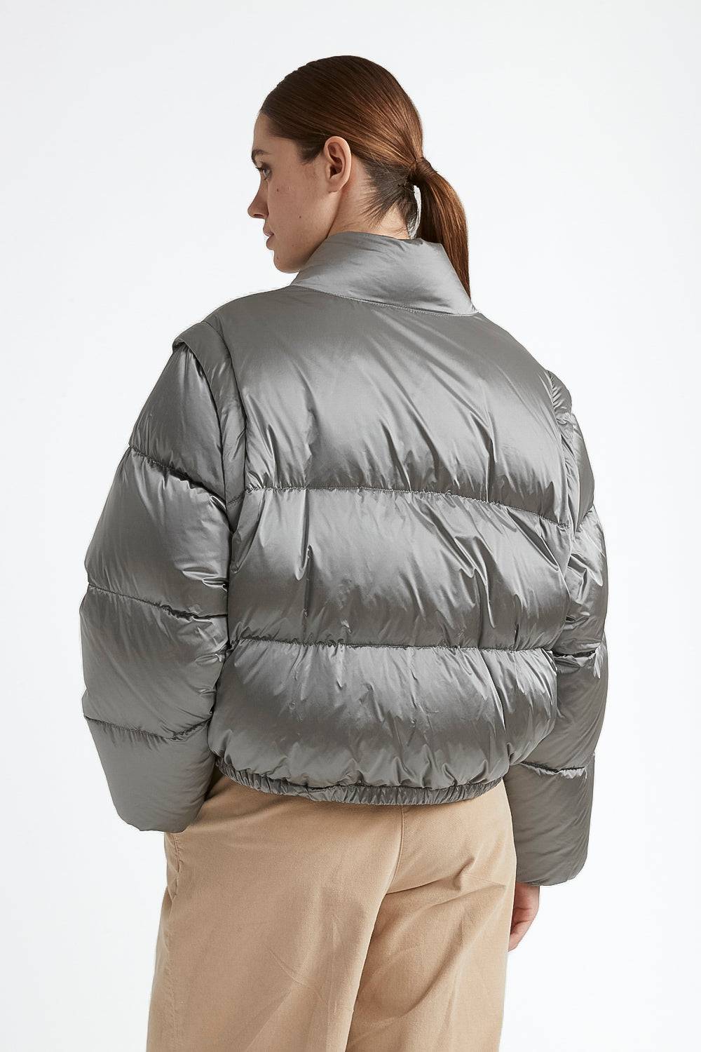 Peserico Piumino in twill di nylon cangiante water repellent Negozio
