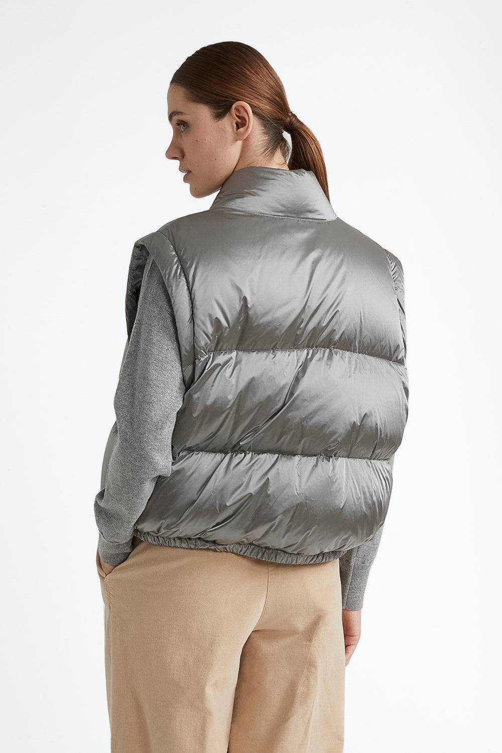Peserico Piumino in twill di nylon cangiante water repellent Negozio