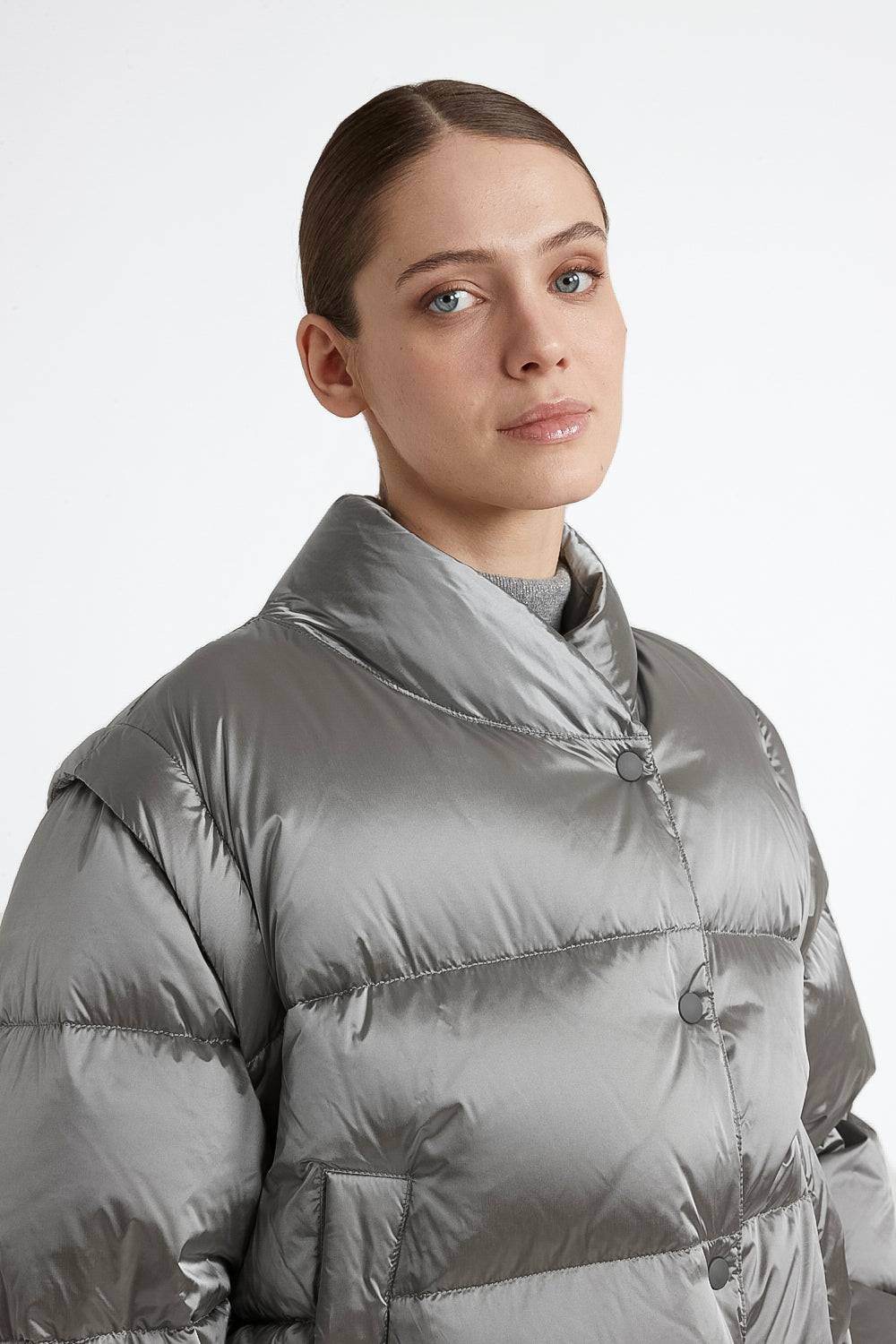 Peserico Piumino in twill di nylon cangiante water repellent Negozio