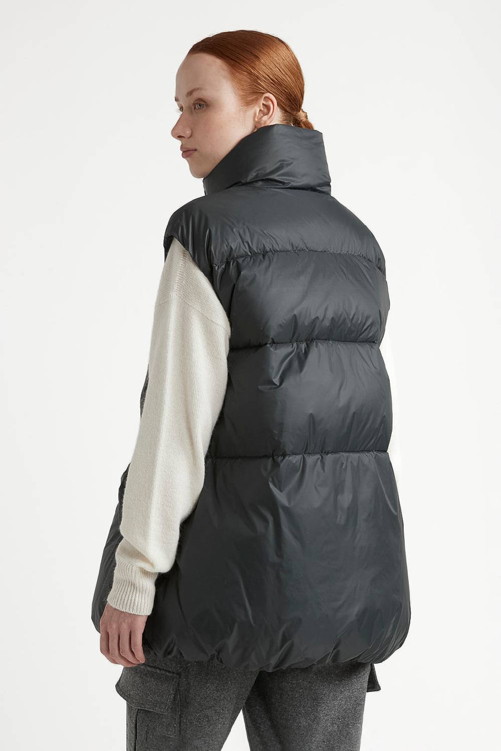 Peserico Gilet a palloncino in piuma d'oca e nylon ultraleggero Nuova